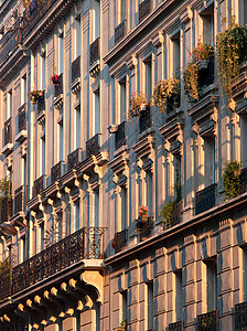法国巴黎建筑背景图片