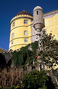 葡萄牙辛特拉小镇的辛特拉城堡图片
