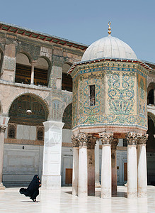 叙利亚大马士革清真寺高清图片