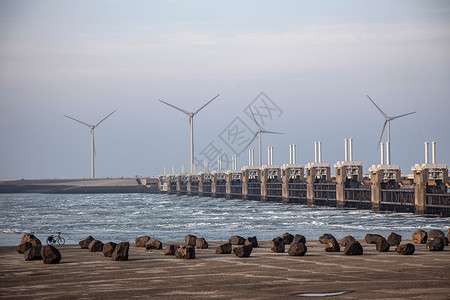风力涡轮机荷兰谢列杰高清图片