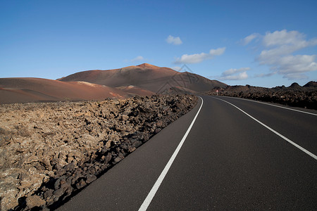 乡村景观铺面道路图片