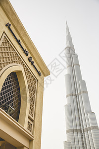 阿联酋迪拜哈利法塔背景图片