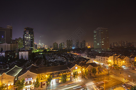 上海夜景背景图片