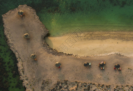 非洲吉布提摩查岛航拍高清图片