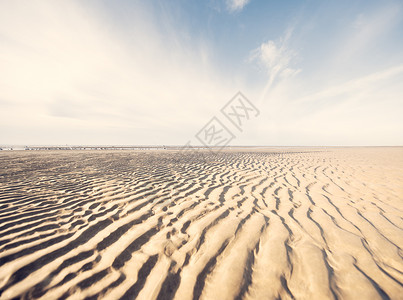 波状沙滩，西柯比，威拉，英国高清图片
