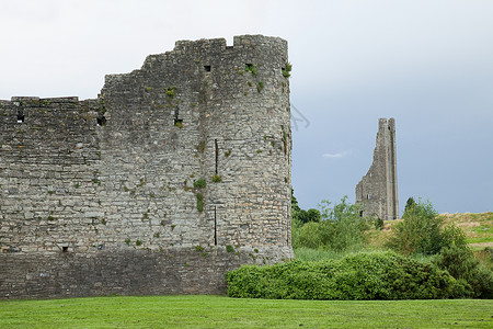 爱尔兰城堡爱尔兰米斯郡特里姆城堡背景
