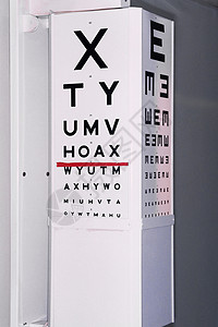 视力测试表背景图片