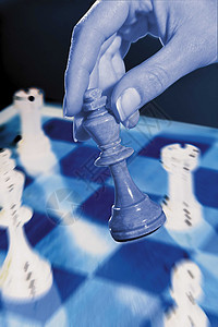 王牌棋子国际象棋背景