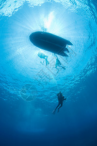 潜水西米兰群岛高清图片