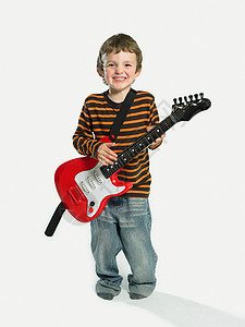 玩具电吉他男孩图片