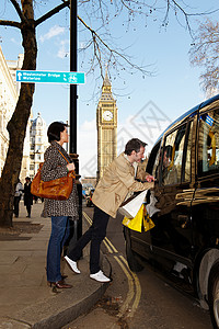 伦敦出租车图片