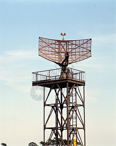 雷达塔背景图片