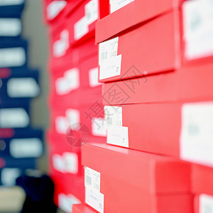堆叠式鞋盒背景图片