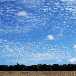 田野上空的云图片