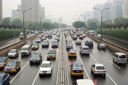 北京路交通汽车北京路高清图片