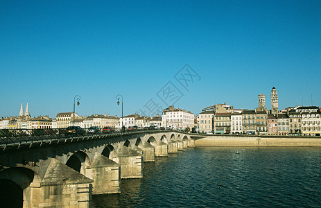 法国圣洛朗马肯桥高清图片