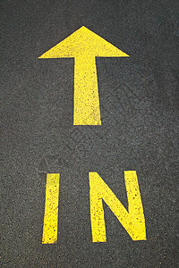 黄色方向光效道路标记背景