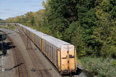 美国费城货运列车背景图片