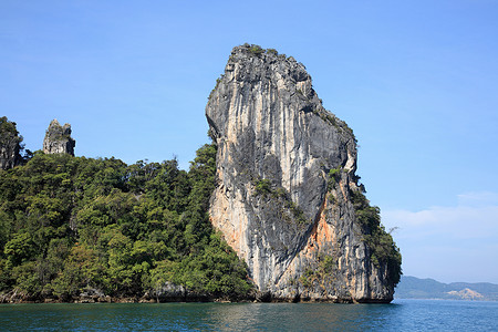 普吉海石灰岩露头背景图片