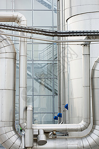 厂外工业管道背景图片