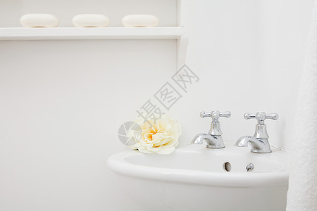 白色浴室图片