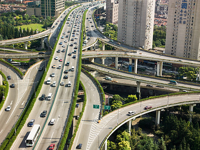 上海高架公路图片