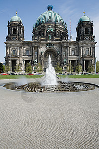 柏林大教堂背景图片