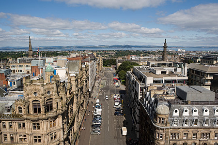 爱丁堡大街背景图片