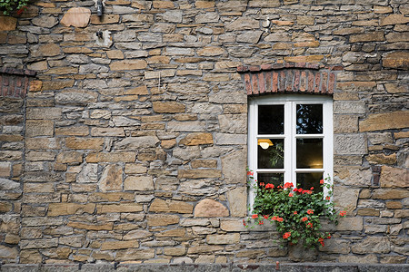窗户框图片德国房屋的窗户背景