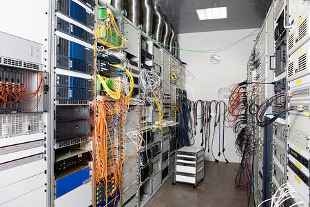 电缆管理服务器机房背景