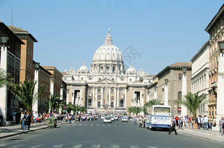 意大利罗马圣彼得大教堂图片