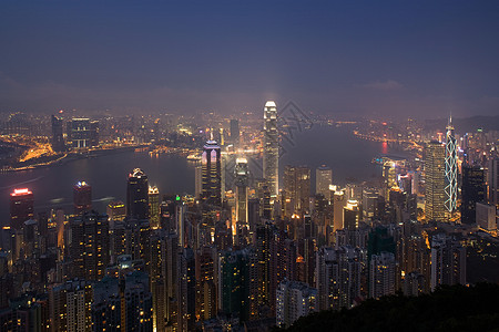 夜晚的的香港图片