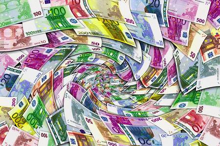 欧洲货币背景图片