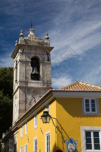 葡萄牙辛特拉教堂钟楼图片
