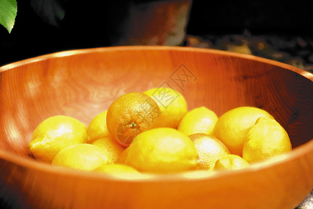 一碗柑橘水果图片