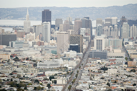 旧金山城市景观背景图片