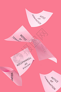 粉色纸条背景图片