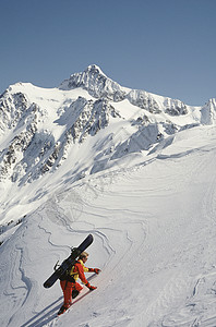 舒克山滑雪板高清图片