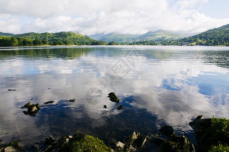 英国湖区湖区背景