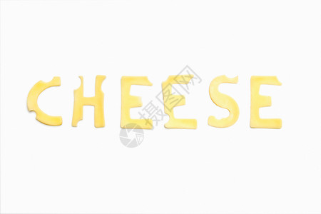 “奶酪”这个词是由奶酪制成的图片