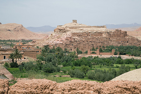艾特·本哈德杜·卡斯巴，摩洛哥苏斯马萨·德拉高清图片