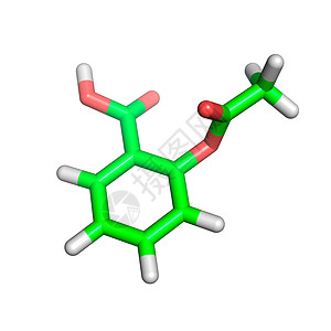 阿司匹林分子背景图片