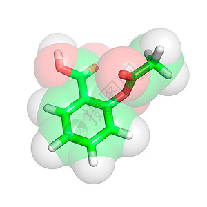 阿司匹林分子背景图片