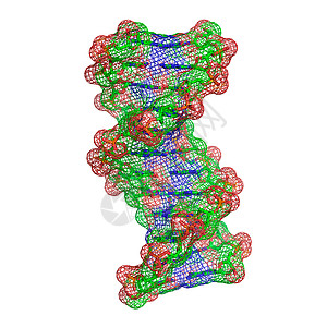 数字生成的图像DNA分子背景