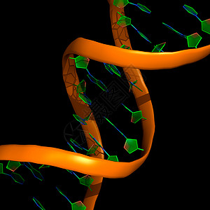 三维图形DNA分子背景