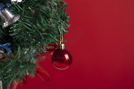 圣诞节彩球背景图片