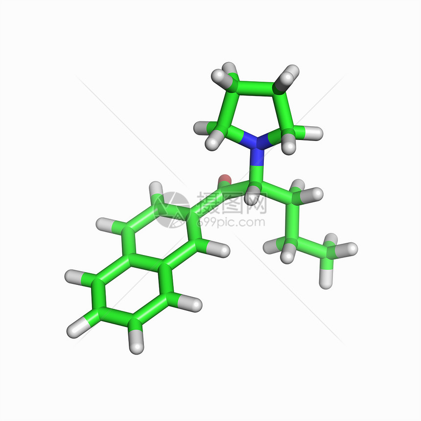 萘酚分子图片