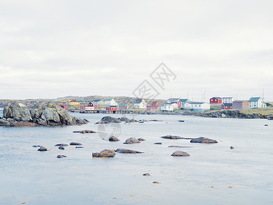加拿大纽芬兰福戈岛海边小屋图片