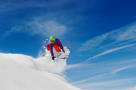 奥尔崔克女子空中滑雪背景