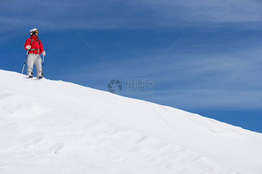 滑雪者图片